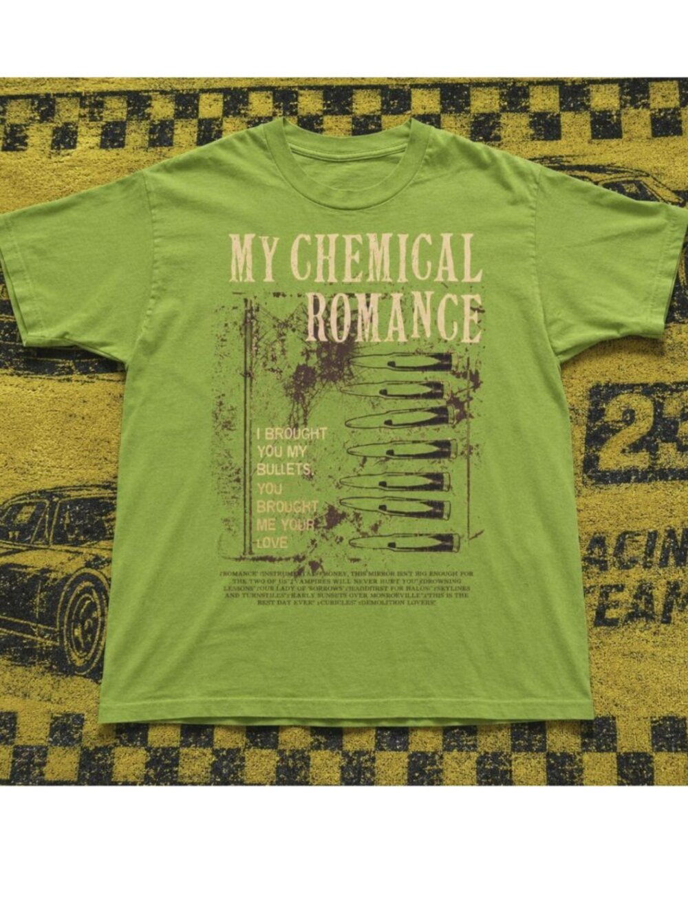 Kiwi Green Mcr My Chemical Romance band unisex